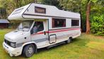 4-persoons camper, zonnepaneel, off-grid, trekhaak, airco, Caravans en Kamperen, Campers, Reservewiel, Alkoof, Fiat, Koelkast