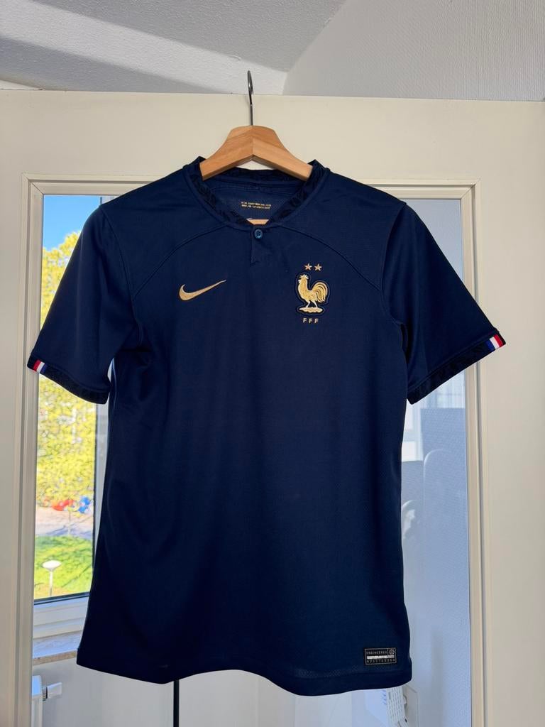 Voetbal t-shirt Frans nationaal elftal 2022 maat S, Ophalen of Verzenden, Zo goed als nieuw, Blauw