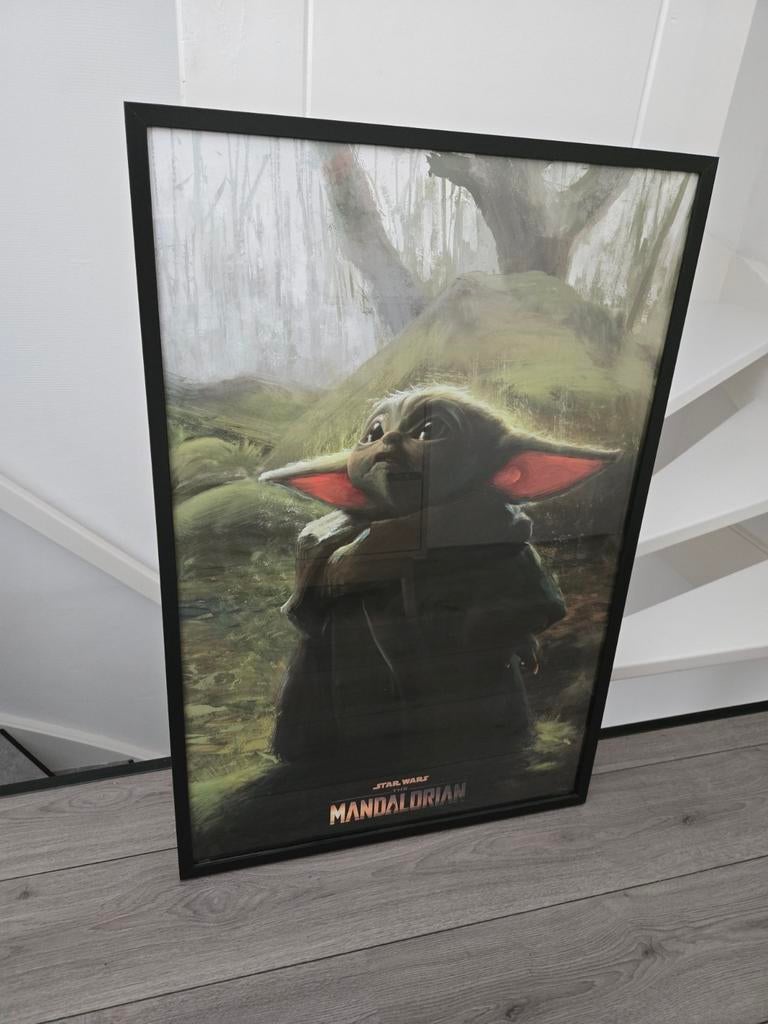 Star Wars The Mandalorian & I Am Groot Posters met Lijst, Ophalen, Rechthoekig Staand, Met lijst, Zo goed als nieuw