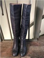 Hoge Blauwe Leren Laarzen, Kleding | Dames, Schoenen, Hoge laarzen, Blauw, Ophalen of Verzenden, Zo goed als nieuw