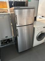Liebherr gebruikte vrijstaande koelvriescombinatie 145cm rvs, Ophalen, 150 tot 200 liter, Gebruikt, Met aparte vriezer