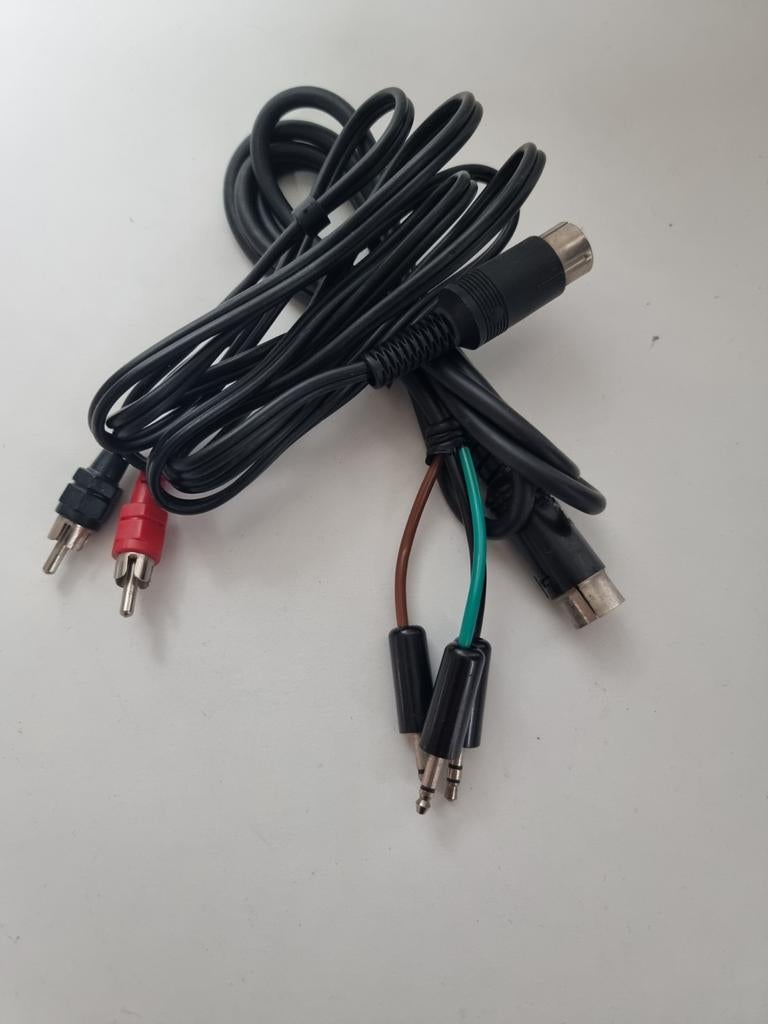 Audio/Video Kabel met RCA, Mini-jack en DIN-aansluitingen, Audio, Tv en Foto, Audiokabels en Televisiekabels, Ophalen of Verzenden