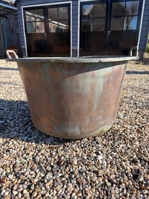 Koperen bak, Antiek en Kunst, Ophalen, Koper