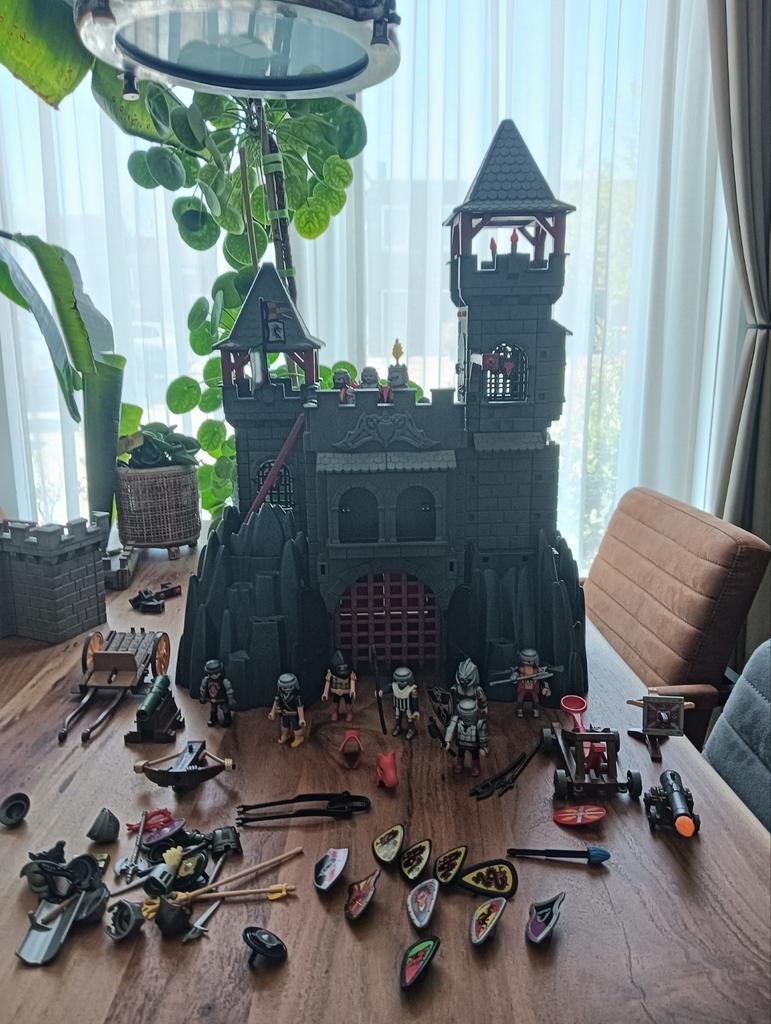 Playmobil Kasteel met Ridders, Katapulten en Extra's, Ophalen of Verzenden, Gebruikt, Complete set