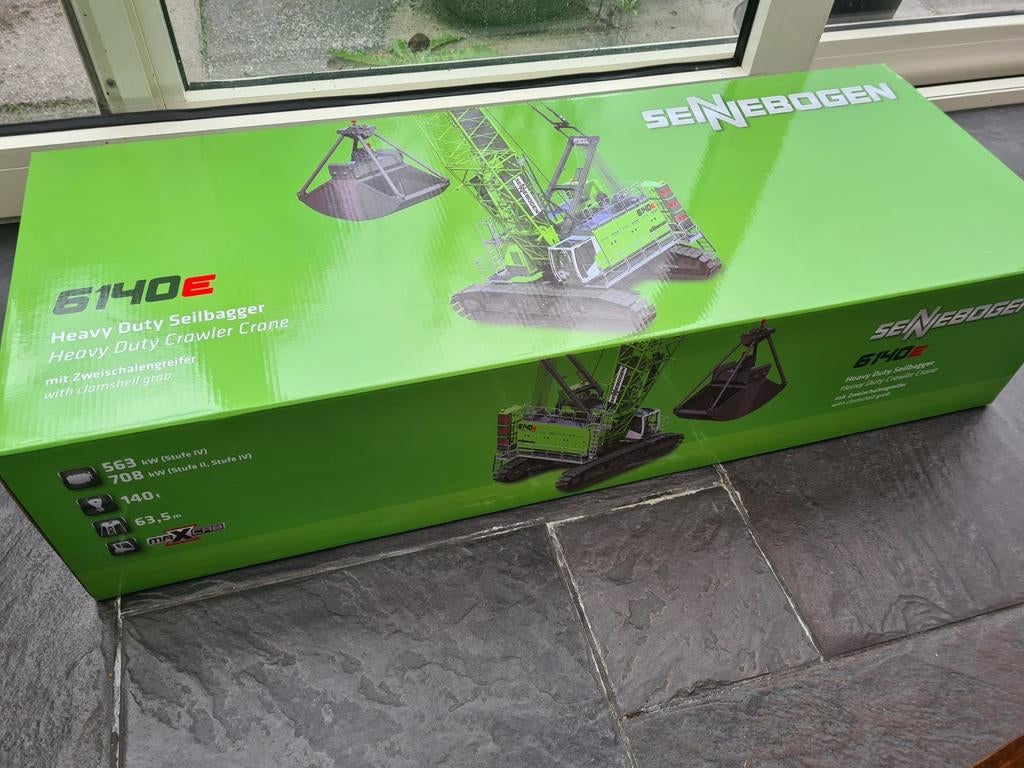 Sennebogen 6140E dragline draadkraan met knijpbak,nieuw,ROS, Ophalen of Verzenden, Nieuw, Hijskraan, Tractor of Landbouw, Overige merken