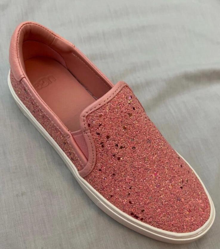 UGG glitter slip-on schoenen roze maat 38, Ophalen of Verzenden, Roze, Sneakers of Gympen