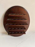 Vintage houten verzamelbord voor vingerhoedjes of miniaturen, Ophalen of Verzenden, Zo goed als nieuw
