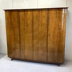 Royale midcentury vintage kledingkast hang leg linnenkast, Ophalen, Met deur(en), Gebruikt, Overige materialen