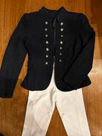 Witte paardrijbroek  +  jasje,  maat 146, Dieren en Toebehoren, Paardrijkleding, Kinderen, Dressuur, Zo goed als nieuw, Onderkleding