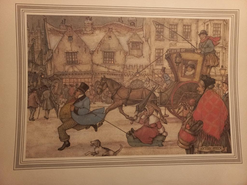 Anton Pieck prenten, Ophalen of Verzenden