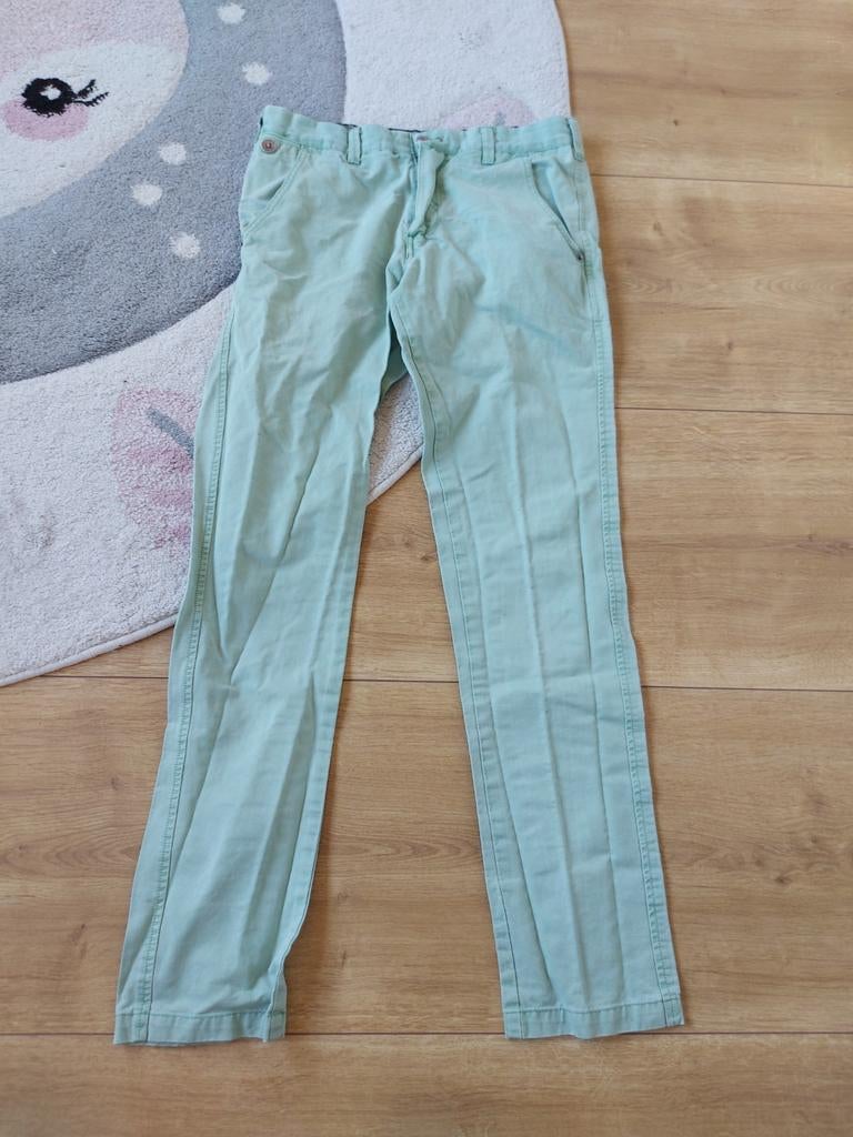Mintgroen broek campbell, Ophalen of Verzenden, Gedragen, Groen, Lang