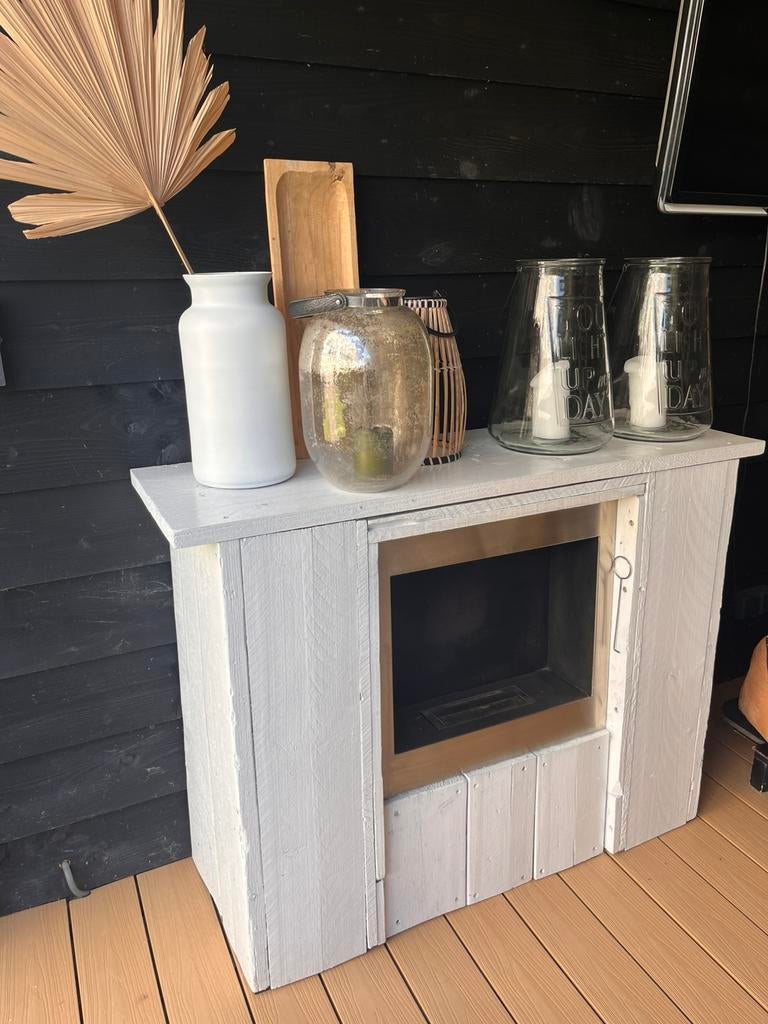 Bio-Ethanol open haard, Ophalen, Gebruikt, Vrijstaande haard