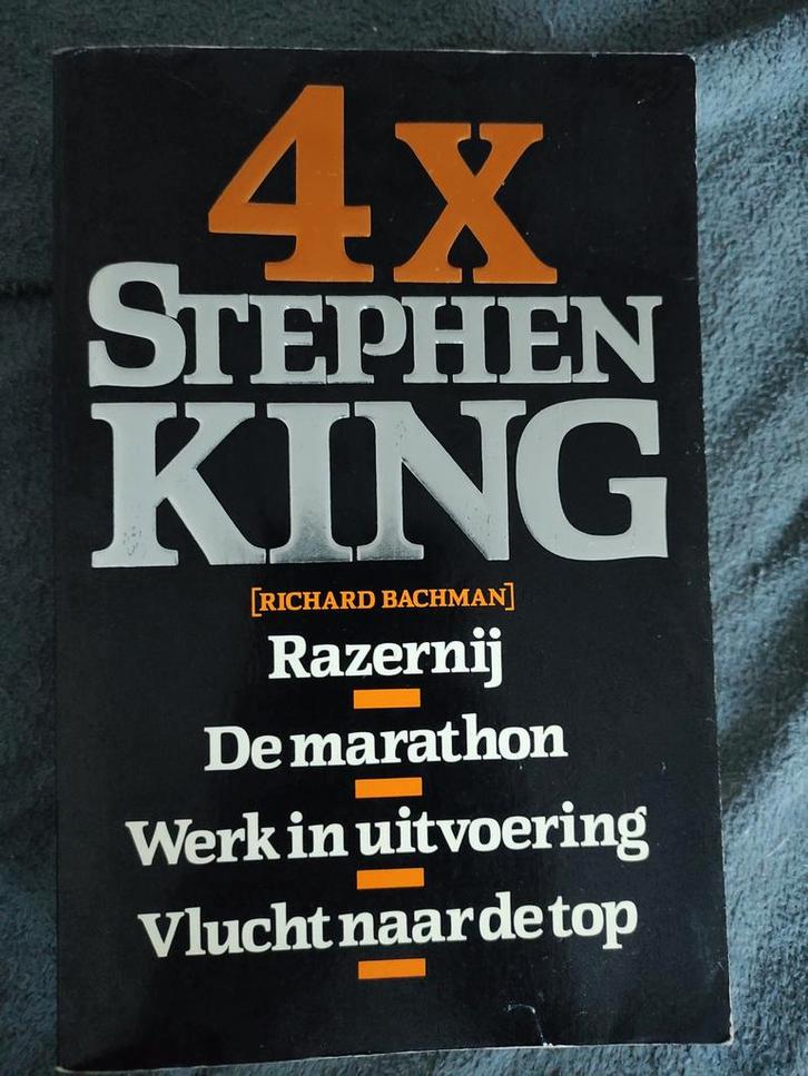 4x Stephen King (Richard Bachman), Boeken, Thrillers, Gelezen, Nederland, Ophalen of Verzenden