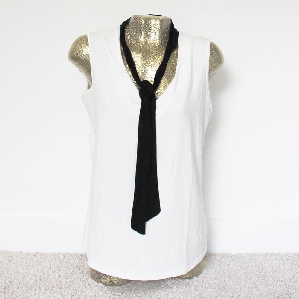 Mooie Chique MS Mode Top (Maat 40) - 511 € 20,-, Kleding | Dames, Tops, Nieuw, Maat 38/40 (M), Wit, Zonder mouw, Ophalen of Verzenden