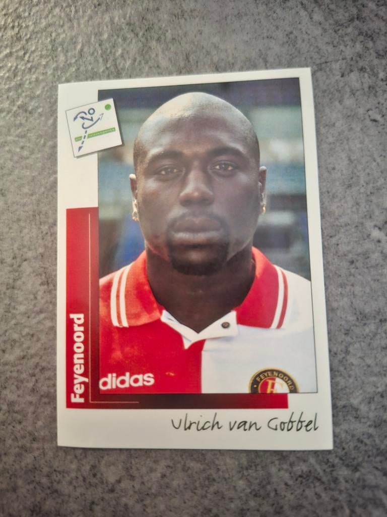 Panini sticker Voetbal 96.Speler Ulrich van Gobbel Feyenoord, Verzenden, Zo goed als nieuw, Sticker