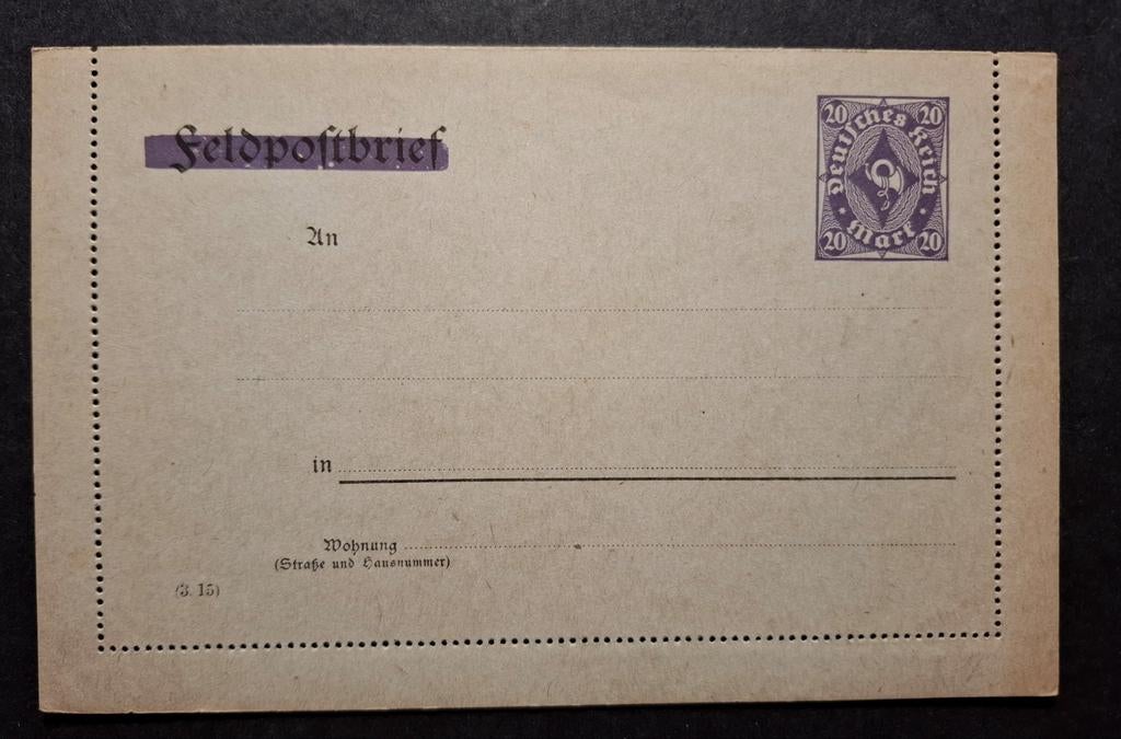 Duitsland feldpost1, Ophalen of Verzenden, Envelop