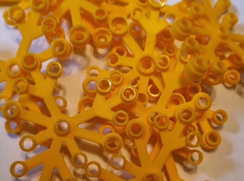 Lego 6x5 leaves, Bright orange (per 10), Ophalen of Verzenden, Nieuw, Losse stenen, Lego