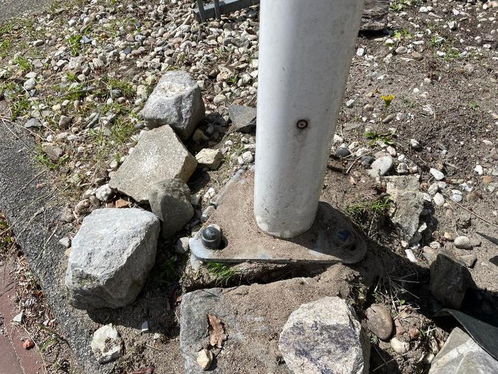 Vlaggenmast gebruikt, Diversen, Vlaggen en Wimpels, Gebruikt, Ophalen