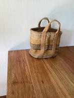Mooie jutten zak, Overige materialen, Mand, Rond, Ophalen of Verzenden