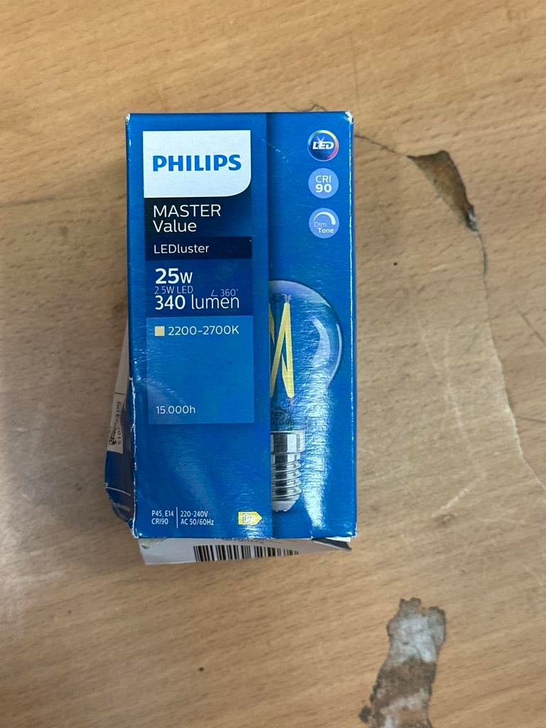 Philips Master Value LEDluster E14 DimTone 25W equivalent, Led-lamp, Minder dan 30 watt, E14 (klein), Nieuw