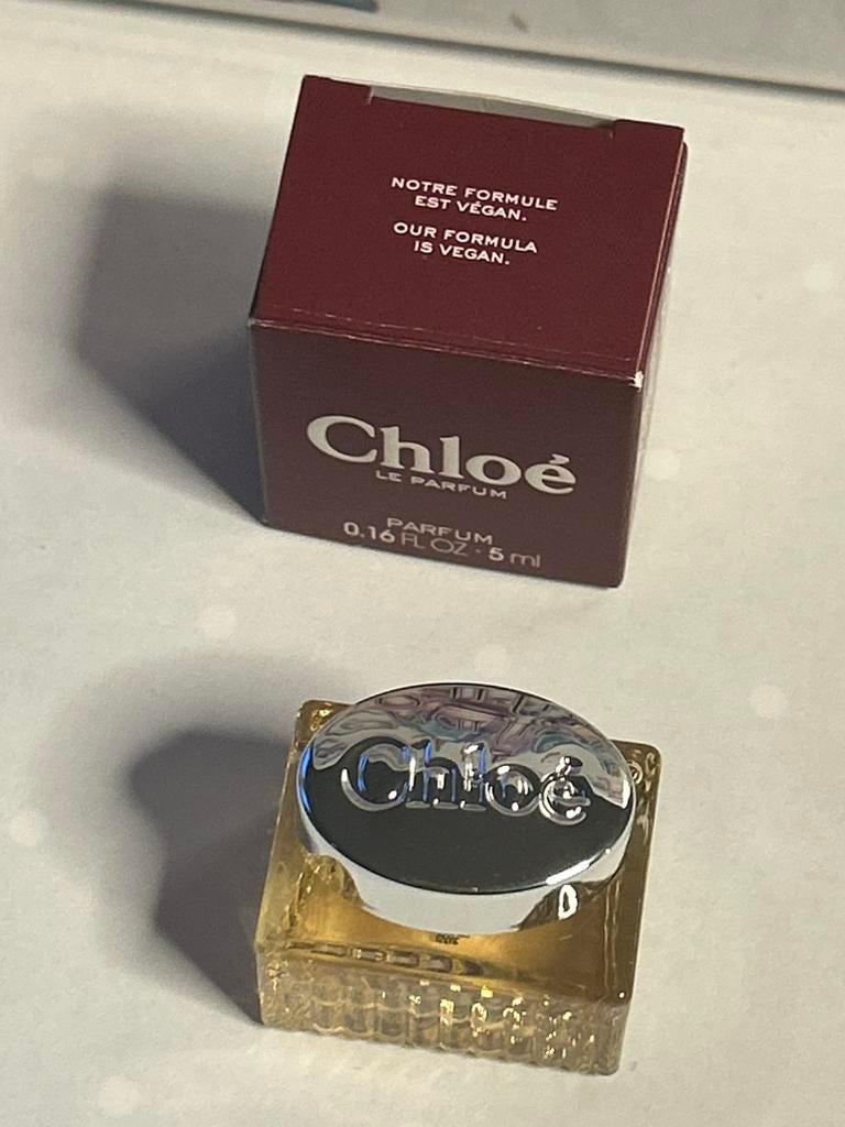 Chloé le parfum miniature 5ml pure parfum, Ophalen of Verzenden, Nieuw, Miniatuur, Gevuld