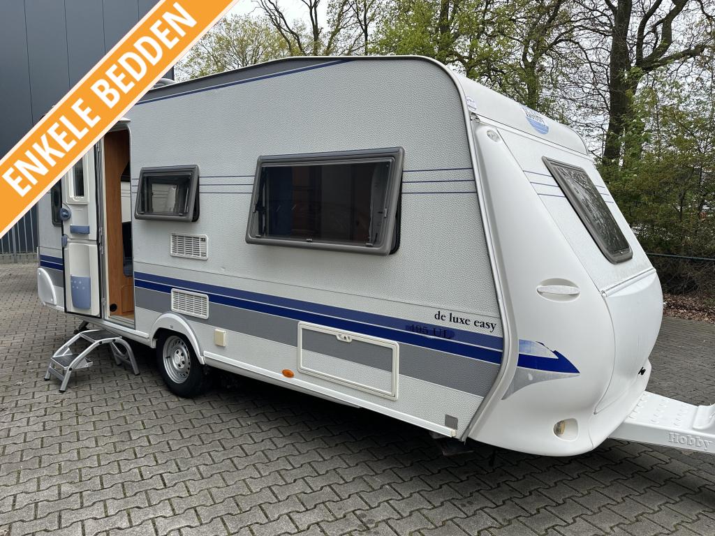 Hobby De luxe Easy 495 UL MOVER - TENT - LUIFEL - BOMVOL!!, Rondzit, Hobby, Bedrijf, Schokbreker