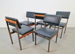 5 PALI Eetkamerstoelen & Tafel Louis van Teeffelen Wébé 1960, Ophalen, N, Vintage, 4 tot 6 stoelen