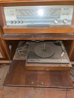 Vintage Philips Platenspeler met Radio Meubel, Ophalen, Niet werkend, Platenspeler, Philips