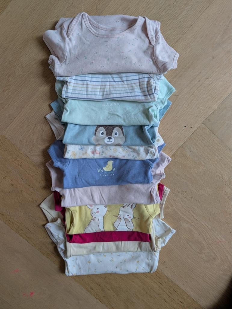 Setje rompers baby meisje maat 80-86, Kinderen en Baby's, Babykleding | Maat 80, Ophalen of Verzenden, Zo goed als nieuw, Meisje
