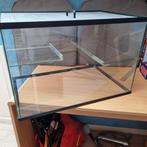 Gerbil/hamster hok van glas., Dieren en Toebehoren, Ophalen, Gebruikt