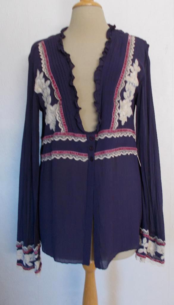 Borduursel bewerkte blouse van Packers and Pioneers! M, Kleding | Dames, Blouses en Tunieken, Zo goed als nieuw, Maat 38/40 (M)