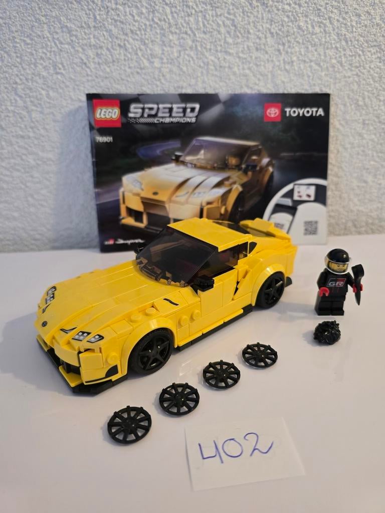 Lego Speed Champions 76901 Toyota  GR Supra Z.G.A.N, Ophalen of Verzenden, Zo goed als nieuw