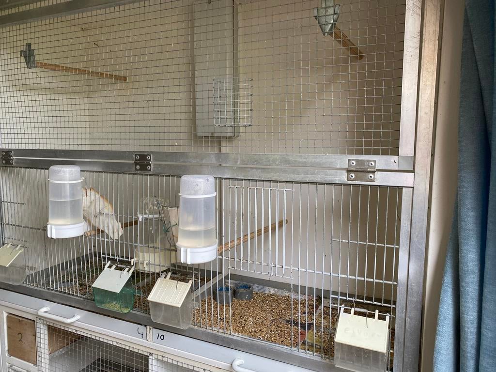 2 aluminium front/ gaaspanelen, Ophalen of Verzenden, Zo goed als nieuw, Aluminium, Volière
