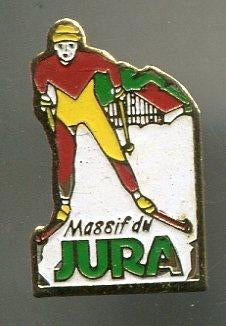 Massif DW Jura ski PIN ( BLAD7_747 ), Verzenden, Nieuw, Sport, Speldje of Pin