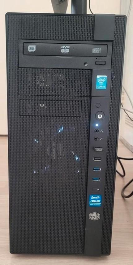 Budget Game PC met monitor, Computers en Software, Desktop Pc's, Zo goed als nieuw, 3 tot 4 Ghz, HDD, SSD, 16 GB, Met videokaart