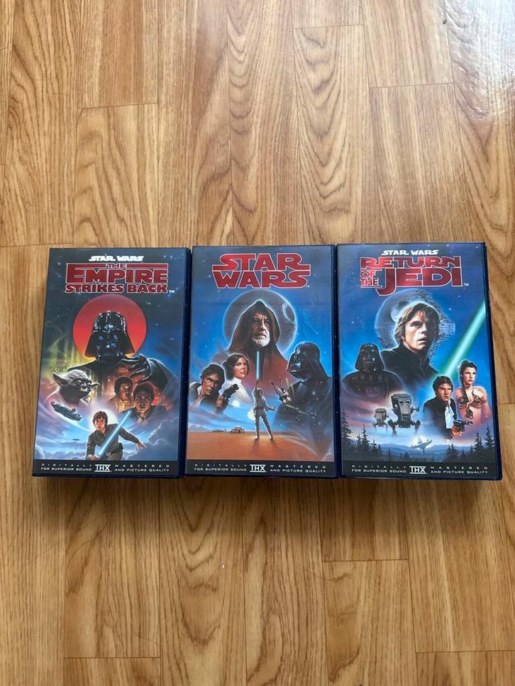 Star Wars Originele Trilogie VHS Set - 3 Video's, Cd's en Dvd's, VHS | Film, Gebruikt, Science Fiction en Fantasy, Vanaf 12 jaar