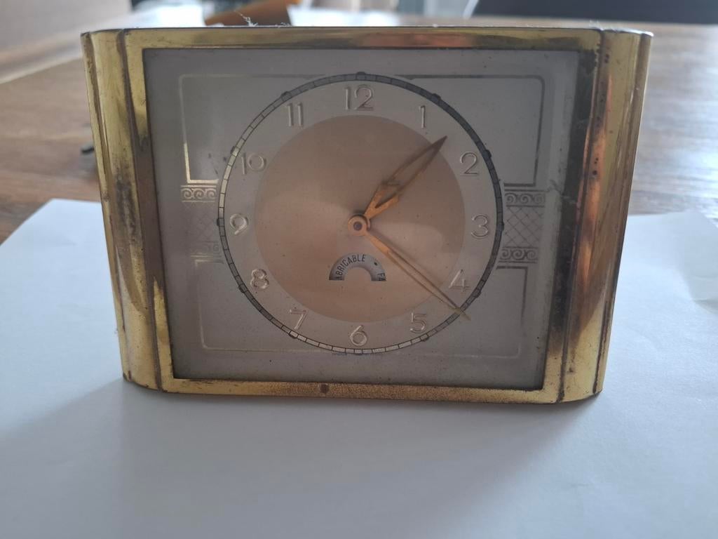 Kienzle Rubis reiswekker jaren 50 messing, Ophalen of Verzenden