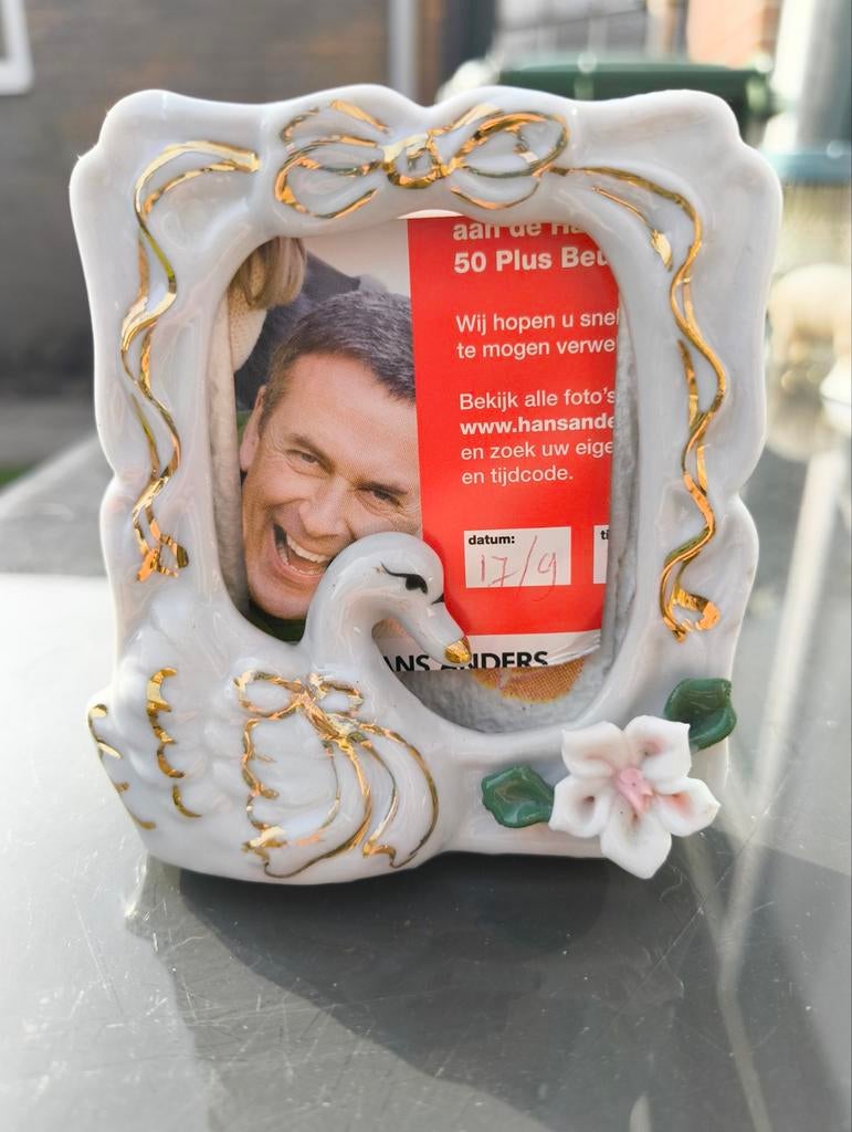 Porseleinen foto lijstje, Ophalen of Verzenden