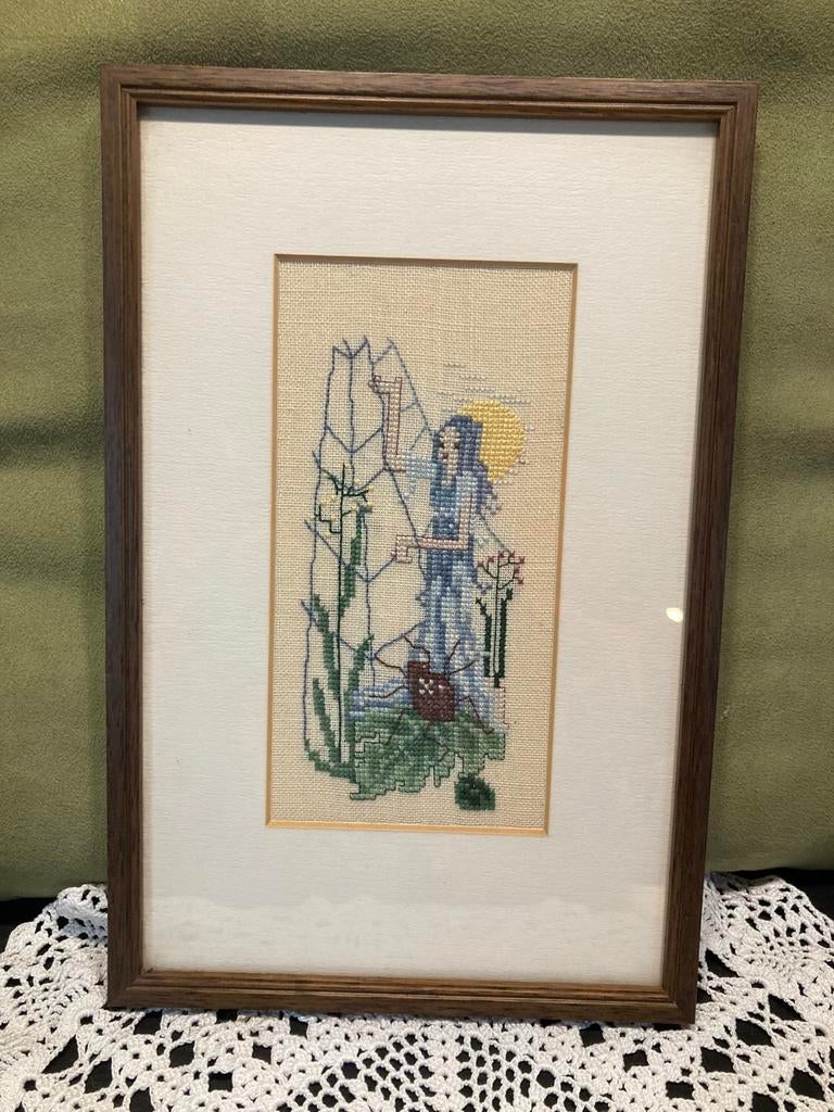 Geborduurd schilderijtje (160426), Ophalen of Verzenden, Gebruikt, Overige typen