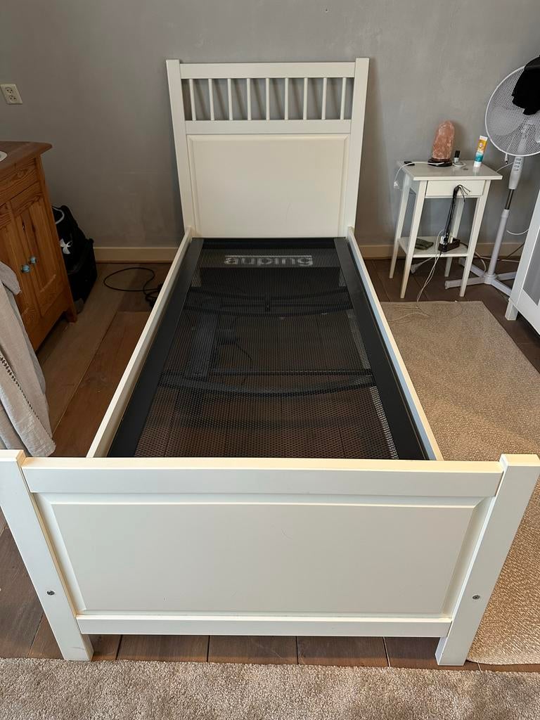IKEA Hemnes Eenpersoons Bed (excl. bedbodem), Gebruikt, 90 cm, Eenpersoons, Ophalen of Verzenden