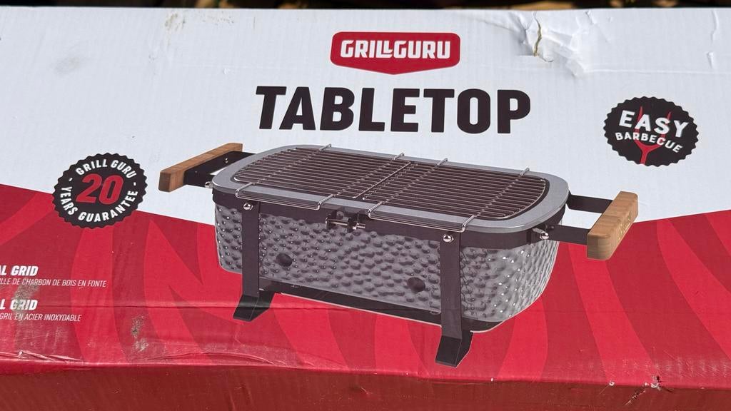 Keramische Grill Guru Table Top Tafel BBQ (nieuw in doos), Ophalen of Verzenden, Nieuw