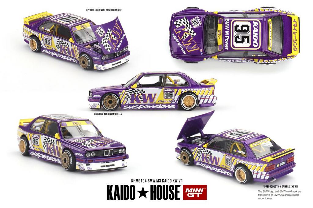 Mini GT kaido house Bmw m3 e30, Hobby en Vrije tijd, Modelauto's | Overige schalen, Zo goed als nieuw, Auto, Ophalen of Verzenden