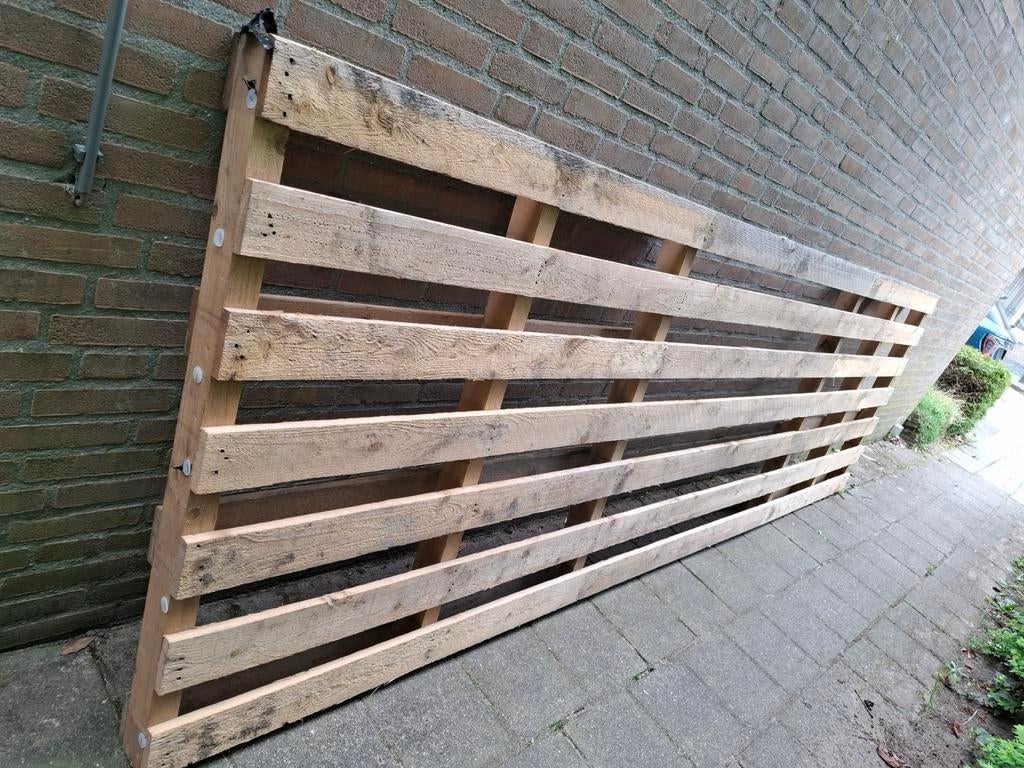 Stevige houten pallet voor diverse toepassingen, Ophalen, Gebruikt, Overige houtsoorten, Pallet