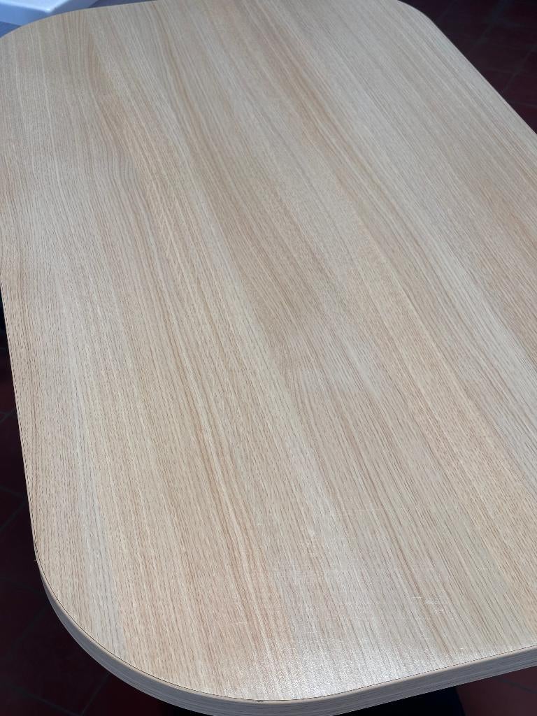 Bureau Tafel Werktafel Lichtbruin Modern, Ophalen, Overige typen, Gebruikt, 120 cm