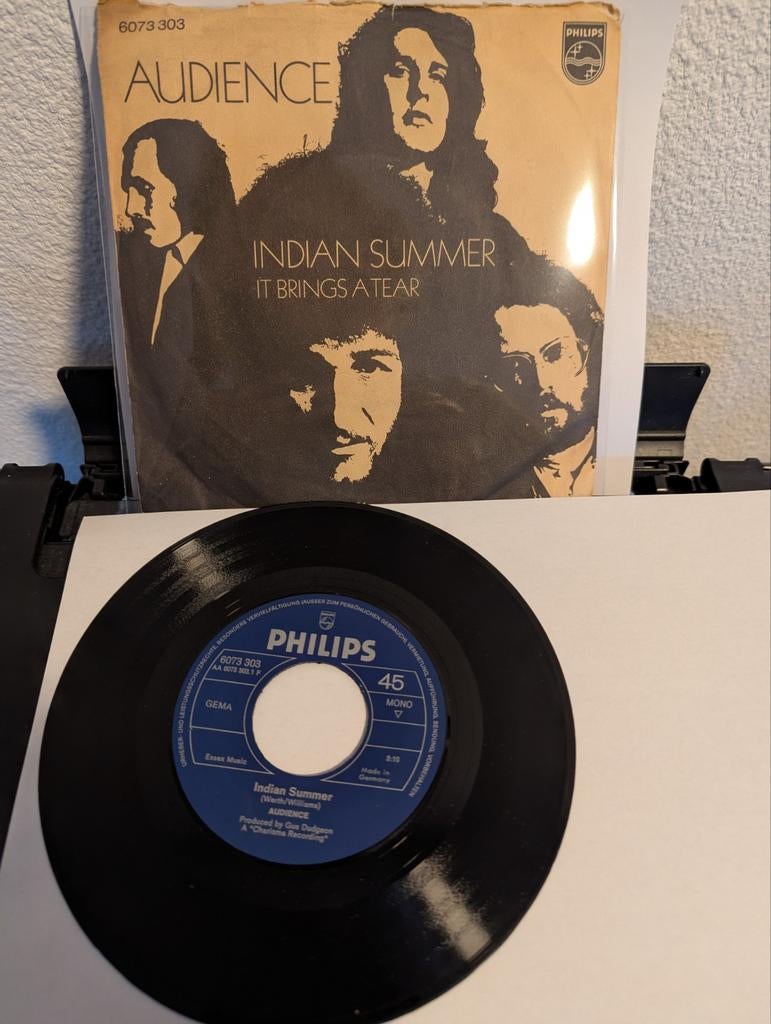Indian Summer - Audience ( vinyl single), Ophalen of Verzenden, Gebruikt, Pop