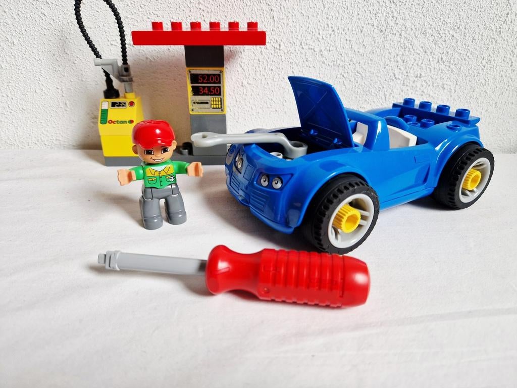 Duplo beginnend toolo auto met schroevendraaier, Kinderen en Baby's, Speelgoed | Duplo en Lego, Ophalen of Verzenden, Gebruikt