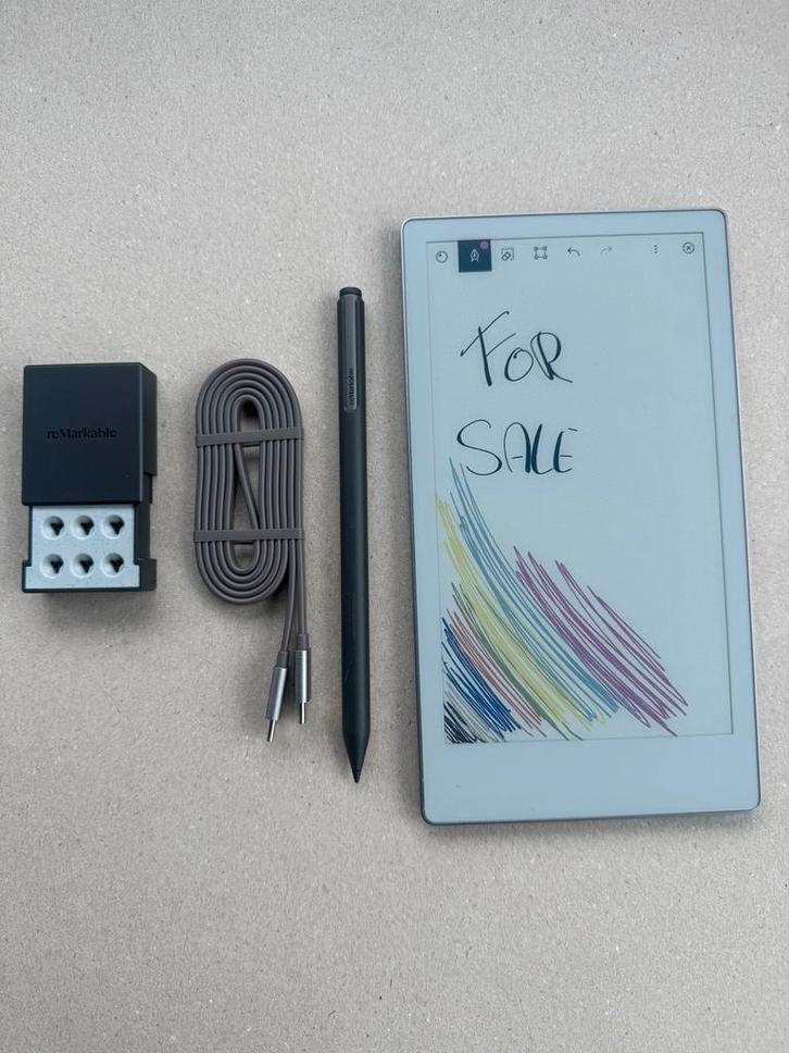 reMarkable Paper Pro Move | Nieuwstaat | Compleet + hoes, Computers en Software, E-readers, Zo goed als nieuw, 10 inch of meer
