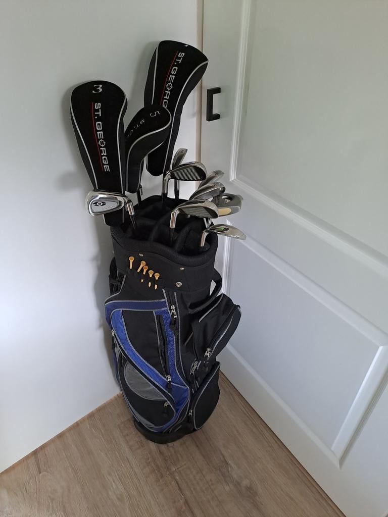 Complete graphite golfset met tas, Sport en Fitness, Golf, Ophalen, Gebruikt, Set
