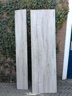 Bureaublad wandpaneel vergrijsd eiken, Ophalen, Gebruikt, Bureau