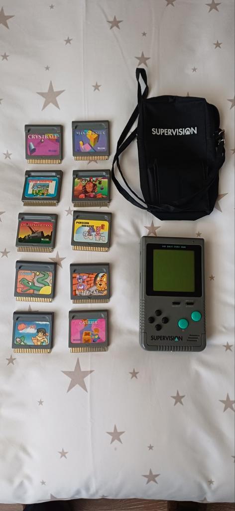 Retro Supervision met 10 spellen, Spelcomputers en Games, Games | Overige, Niet werkend, Overige genres, 1 speler, Vanaf 7 jaar